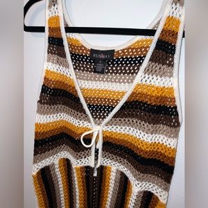 Crochet swimsuit coverup